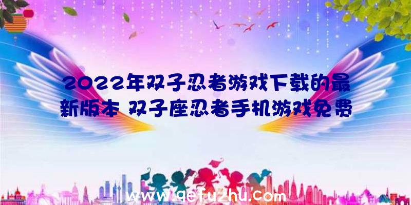 2022年双子忍者游戏下载的最新版本